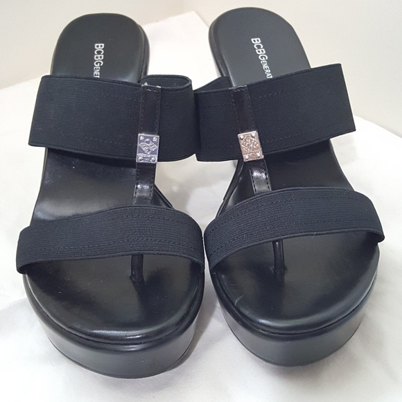 BCBGENERATION Women’s platform wedge sandal shoe size 8 - Picture 1 of 11